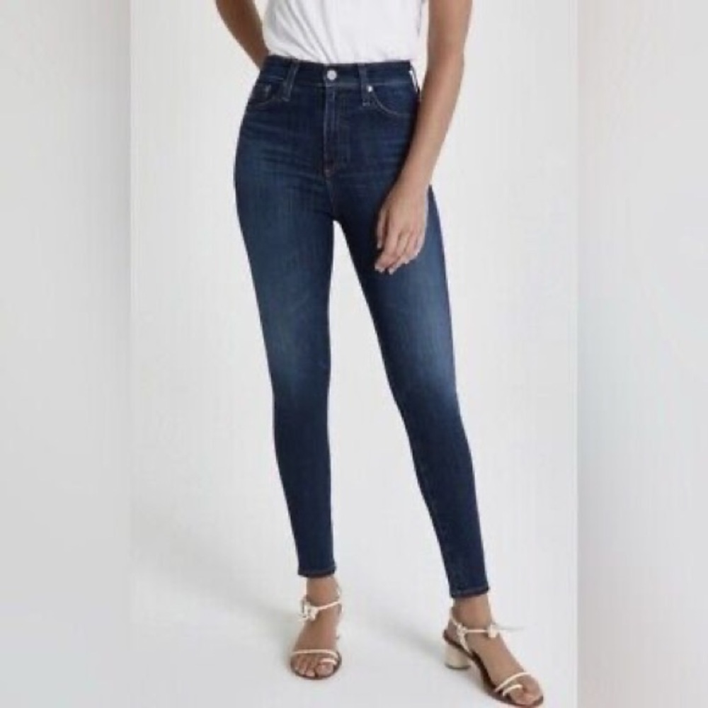 AG Adriano Goldschmied Size 24 MILA Super High Rise Skinny Stretch Jeans